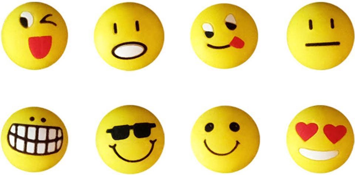 Tennisdemper per 8 ex. - Smiley's