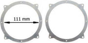 Speakerring set upgrade Ã˜ 130mm staal met schuimrubber