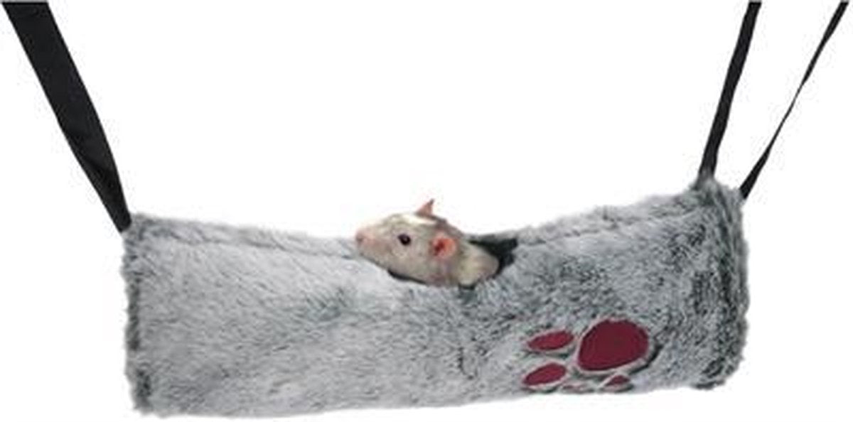 Snuggles 2 in 1 hangmat / tunnel knaagdier - 38x36 cm - 1 stuks