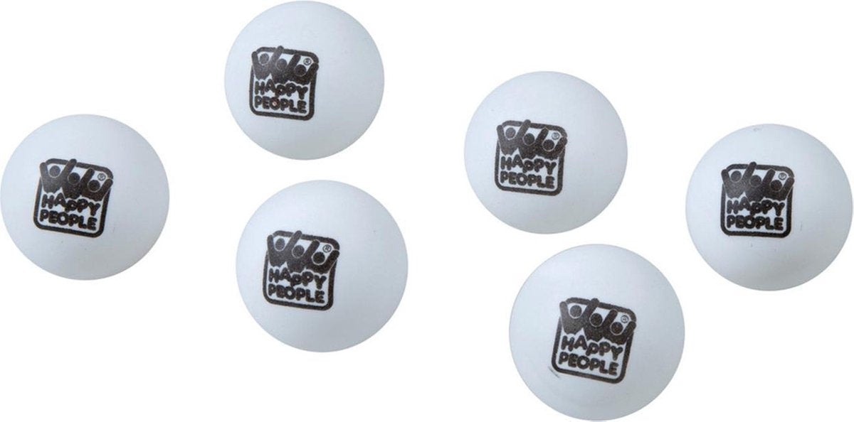 6x Naadloze tafeltennis ballen - ping pong balletjes - team sport - buitenspeelgoed