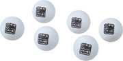 6x Naadloze tafeltennis ballen - ping pong balletjes - team sport - buitenspeelgoed