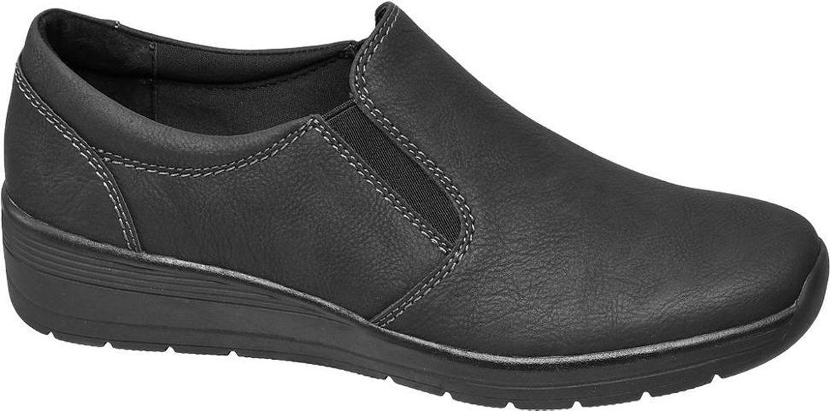 Easy Street Dames Zwarte instapper  - Maat 40