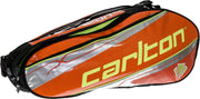 Carlton KINESIS TOUR 2 comp - Badmintontas - Oranje/zilver/zwart