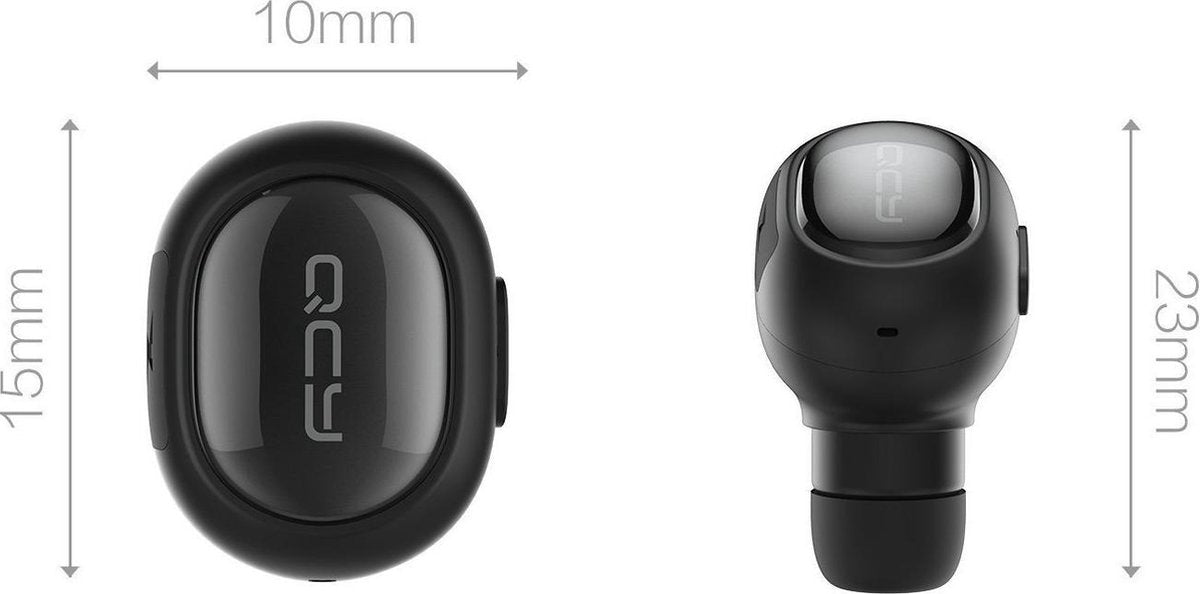 QCY Q26 Mini Bluetooth Draadloze Koptelefoon / Oordopje / Oortje - Zwart