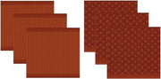 DDDDD Keukendoeken En Theedoeken Set Petals Autumn Red (3+3 stuks)