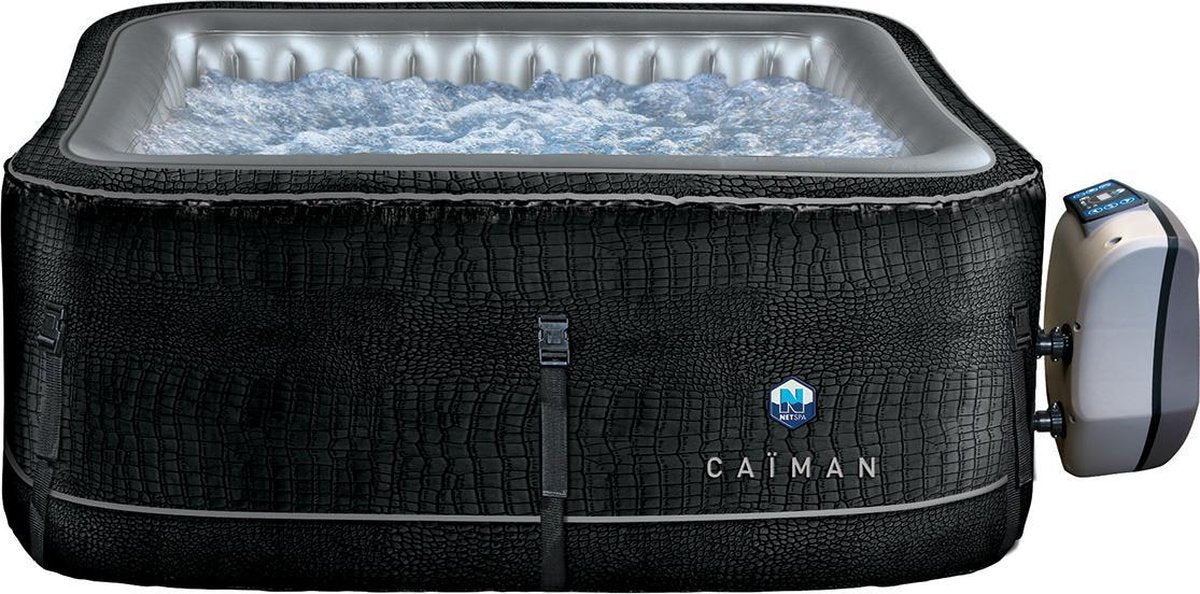 NetSpa Cayman- Opblaasbare Jacuzzi- 4 personen-168 x168 x70cm-massage / verwarming / filtratie