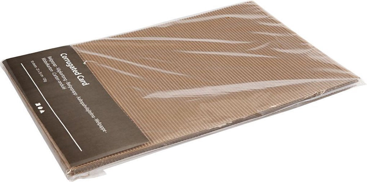 Corrugated Card. sheet 25x35 cm.  120 g. 10sheets