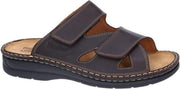 Fischer -Heren -  bruin donker - pantoffels & slippers - maat 44