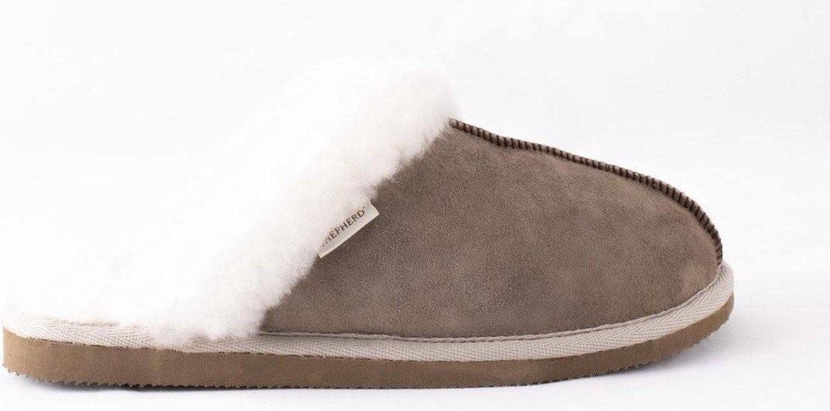 Shepherd Jessica Dames Pantoffels - Stone  - Maat 37