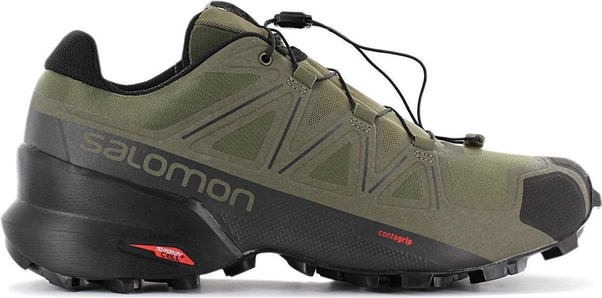 Salomon Speedcross 5 Wide - Heren Trail-Running Schoenen Wandelschoenen Bruin 409813 - Maat EU 40 UK 6.5