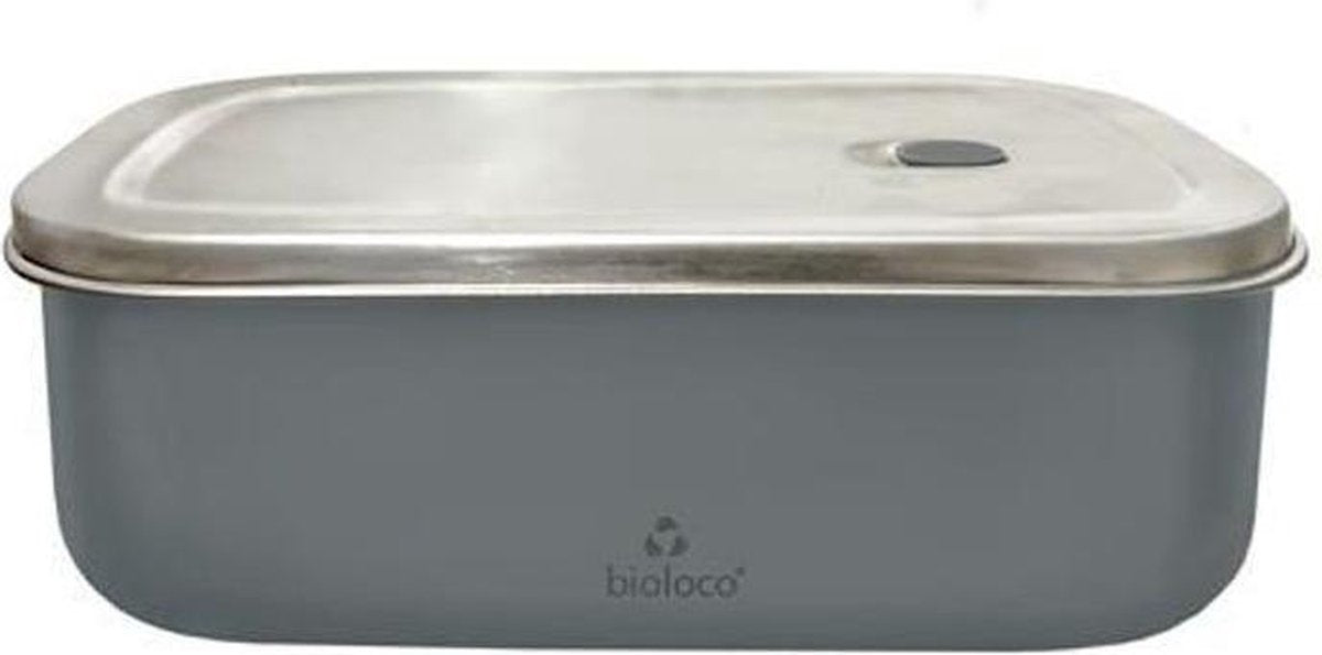 RVS bioloco lunchtrommel 20cm x 13