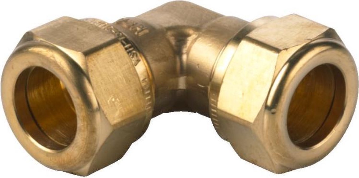 VSH Super Knel knel knie vernikkeld 28x28mm gastec / kiwa