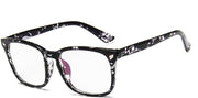 Computerbril- Blauw Licht Bril - Blue Light Glasses - Unisex - Zwart/Wit