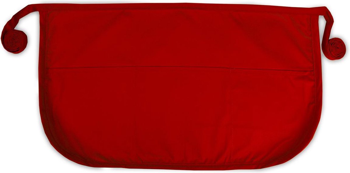Unico Korte Bistro Keukenschorten 60x35cm 5 stuks-Rood