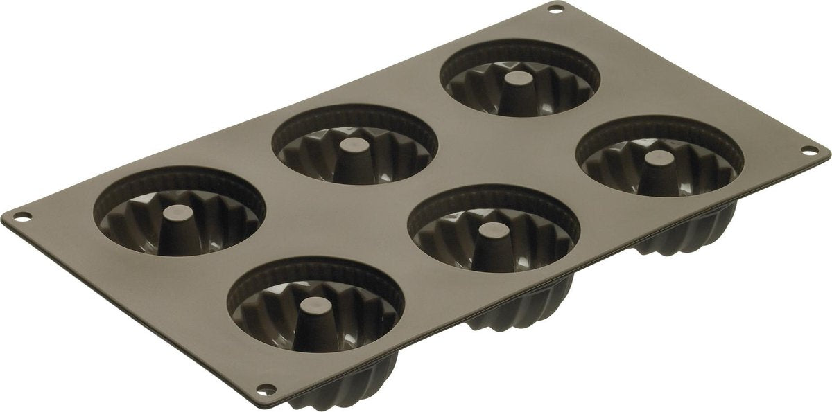 Lurch - Flexi-Form profi 6 mini tulbandvorm bruin
