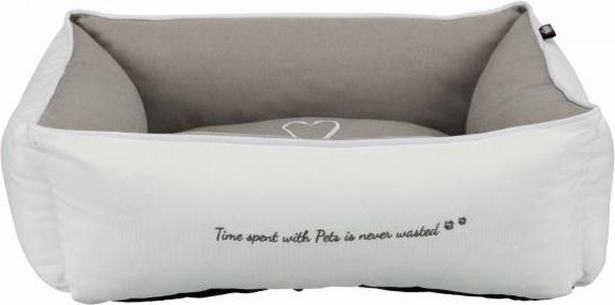 Trixie Pet's Home Hondenmand -  Wit/Taupe - 60 x 50 cm