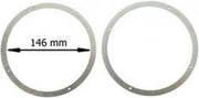 Speakerring set upgrade Ã˜ 165mm staal met schuimrubber