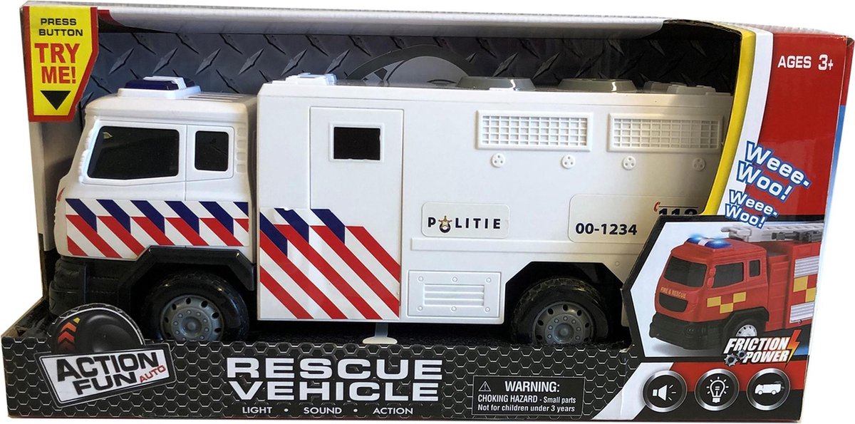 Politie Friction Truck + licht/geluid