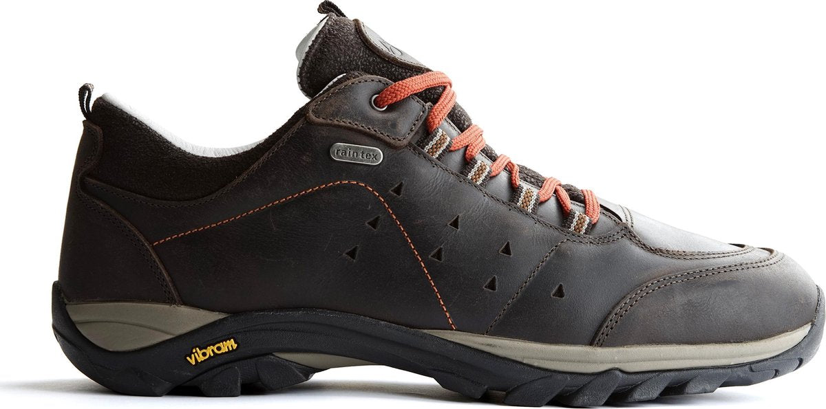 Travelin' Aarhus - Lage Dames wandelschoenen - Waterdicht en ademend - Bruin Leer - Maat 42