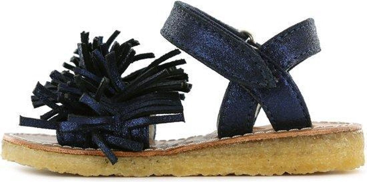 Shoesme Baby Crepe sandaal Meisjes Sandalen - Blauw - Maat 24