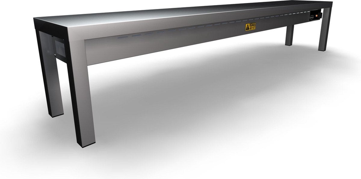 Professionele Combisteel Etagere Keramisch Verwamd 1 Niveau 1800
5 Heaters Ã€ 250W | 7020.0720 | Horeca
