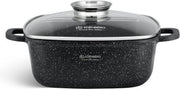 Edënbërg Stonetec Line - Luxe Aluminium Kookpan/Braadpan met Deksel - Ø 24 cm