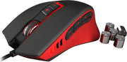 Natec Genesis GX85 USB Laser 8200DPI Rechtshandig Zwart