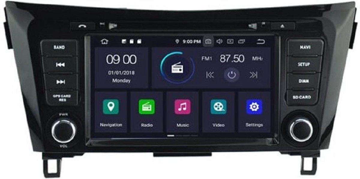Nissan qashqai navigatie dvd carkit android 10 DAB+ 64GB