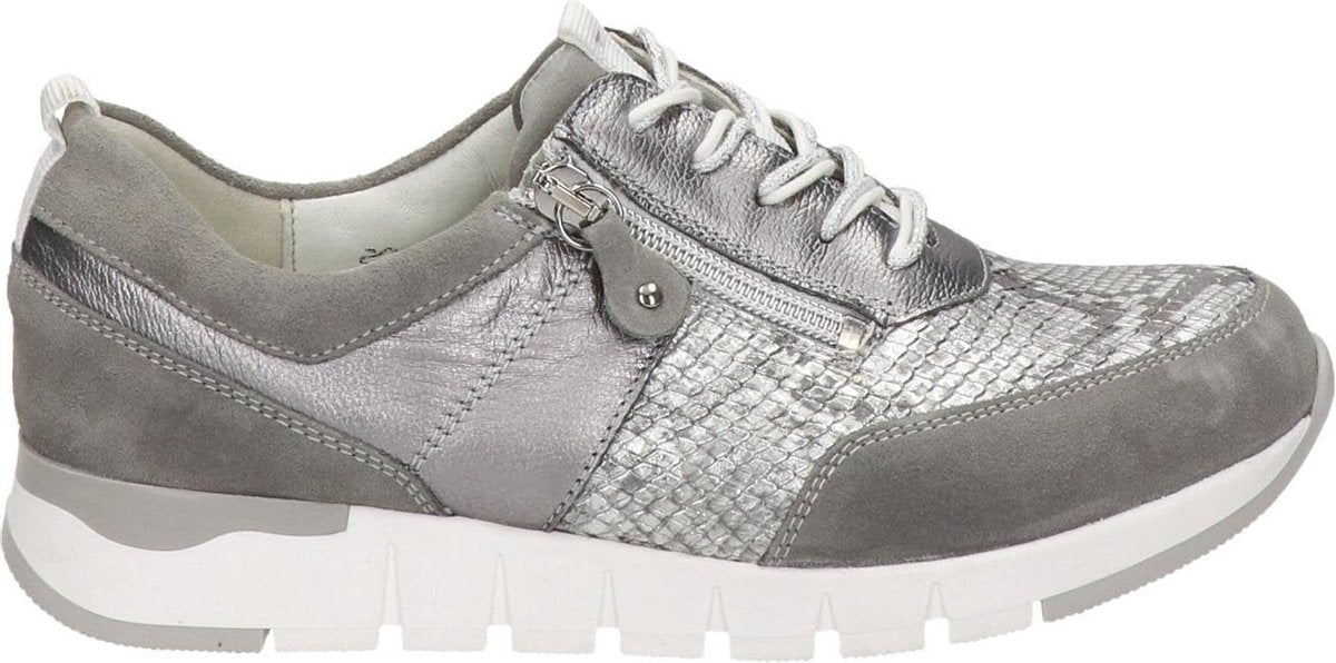 Waldläufer Petra dames sneaker - Grijs - Maat 43+