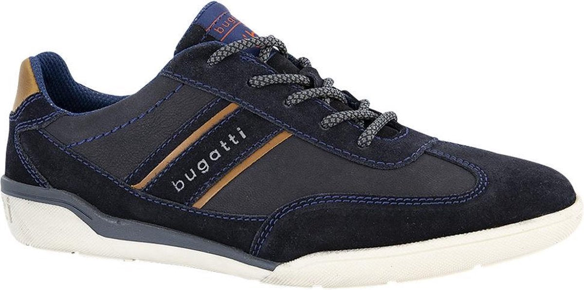 Bugatti Heren Blauwe leren Lake - Maat 40