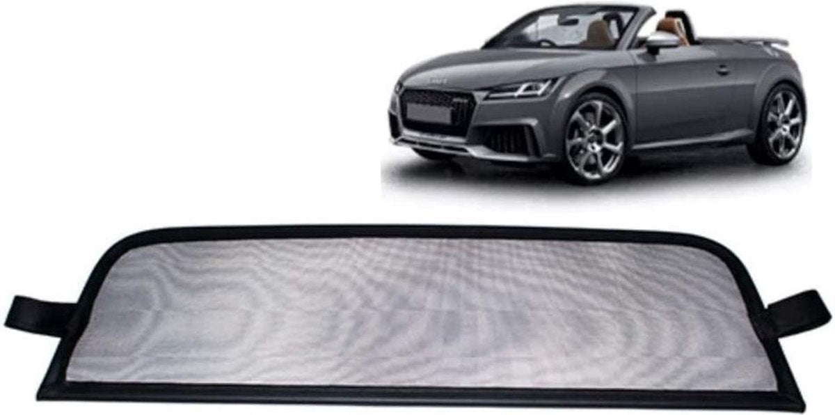 Cabrio Windscherm Audi TT FV9 | Vanaf 2014 | Zwart Klittenband