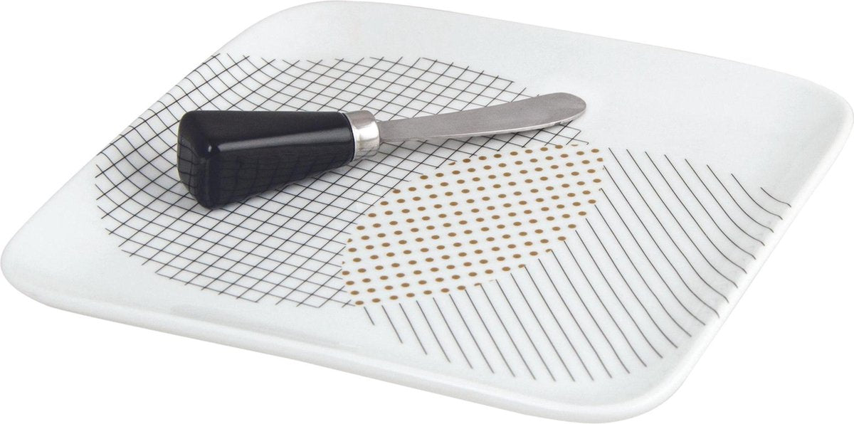 Pat�bord 20cm en mes set Society