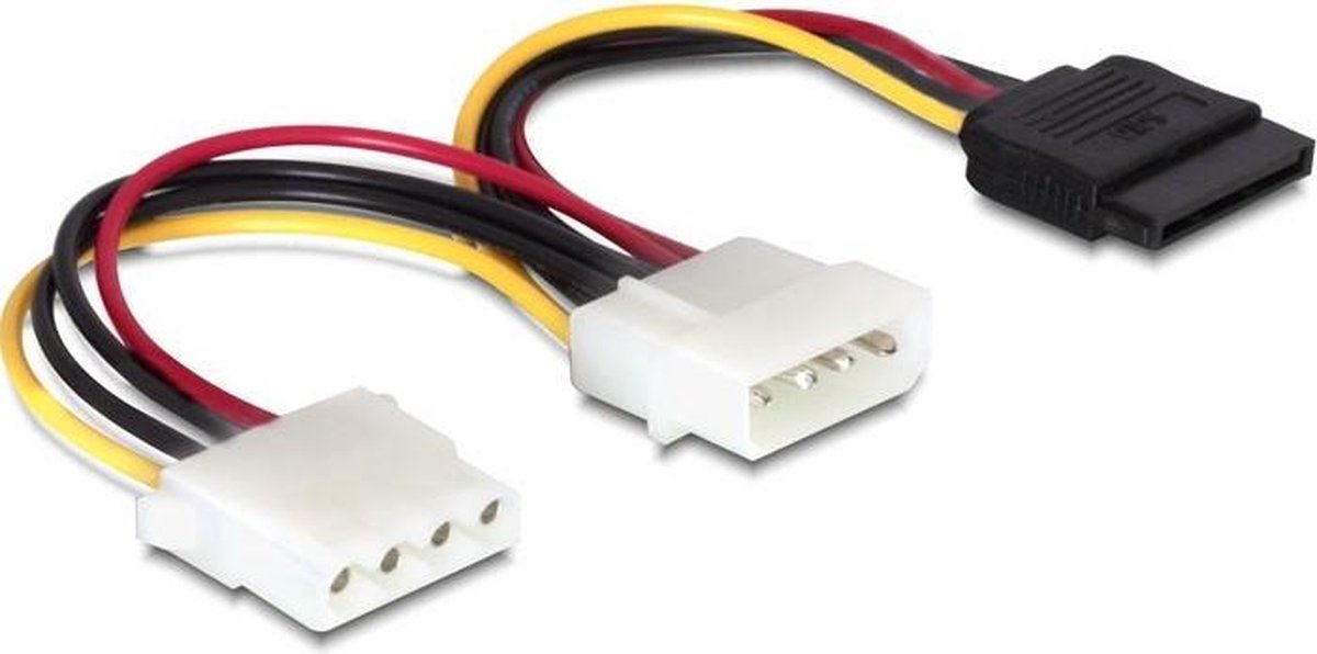 CablExpert CC-SATA-PSY2 - Molex + SATA voedingskabel
