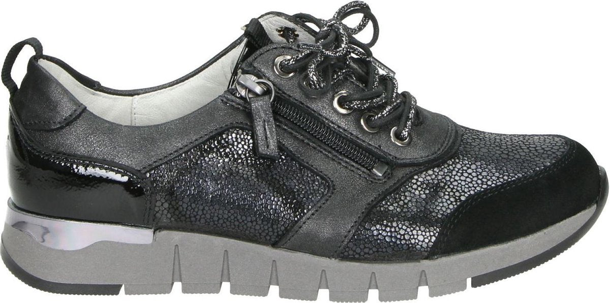 Waldläufer Petra dames sneaker - Zwart - Maat 41+