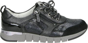 Waldläufer Petra dames sneaker - Zwart - Maat 41+