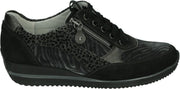 Waldlaufer 980008 Himona - Volwassenen Lage sneakers - Kleur: Zwart - Maat: 41