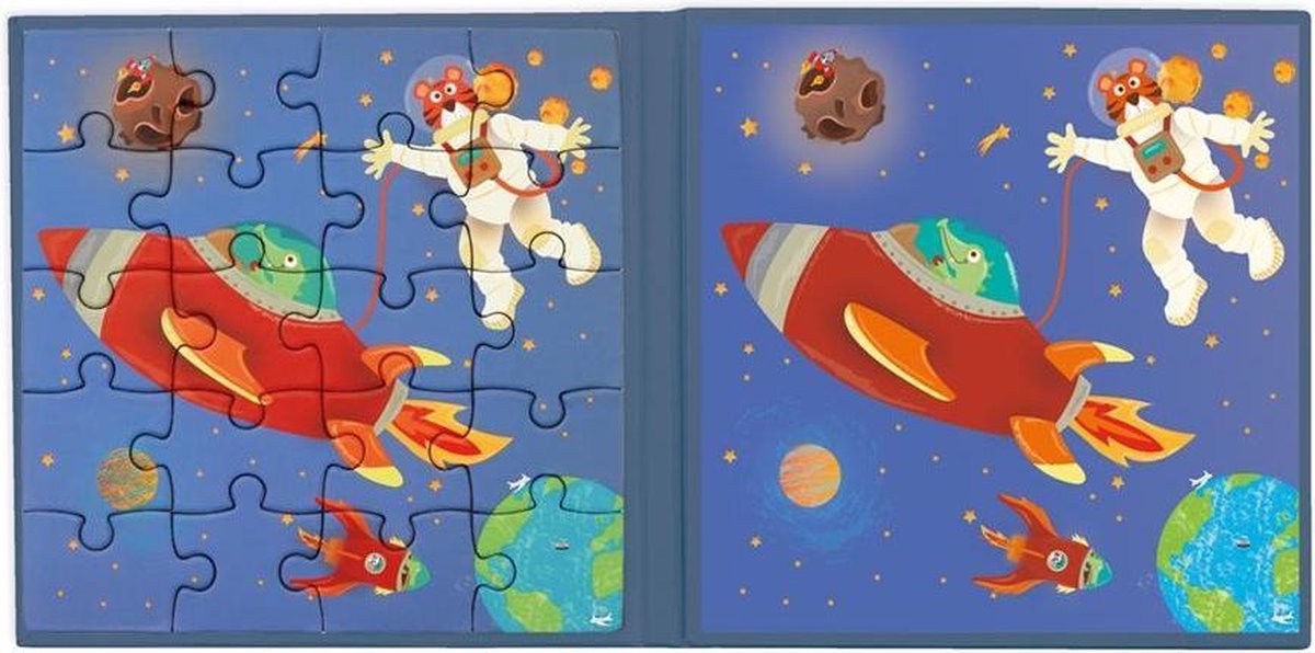 Magnetisch Puzzelboek To Go Ruimte 20st. | Scratch