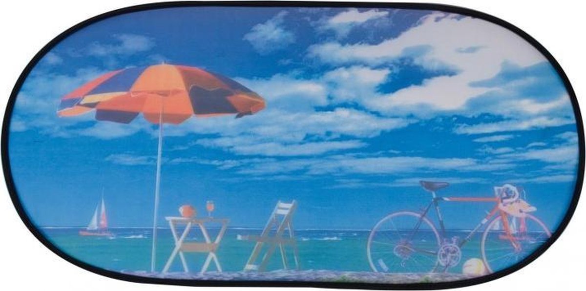Auto zonnescherm strand vakantie