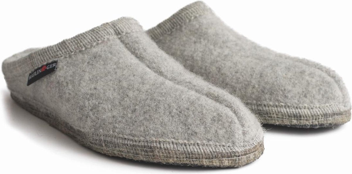 Haflinger Alaska Pantoffels - Grijs - Maat 38 - S24