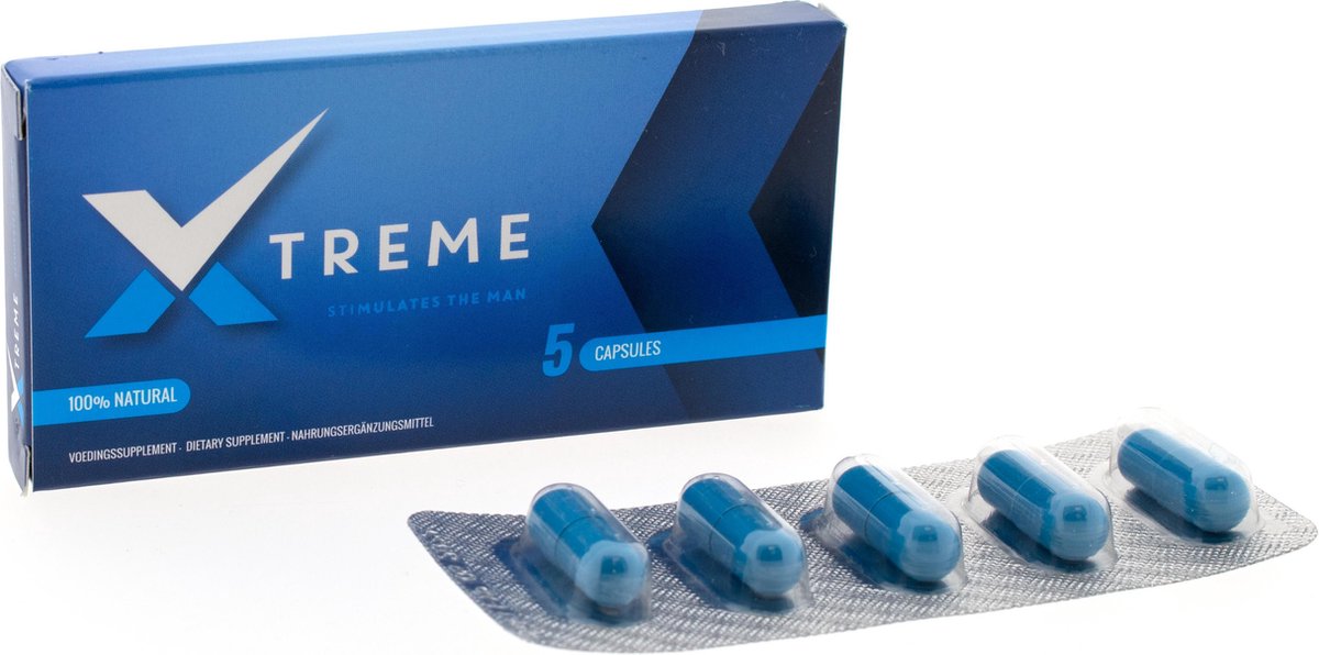 Xtreme Libido | 5 Capsules | Libido verhogend | Libido Mannen | Libido booster | Erectiepillen voor mannen | Natuurlijke Viagra