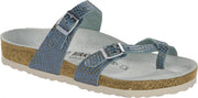 Birkenstock - Mayari Mermaid Aqua  Smooth Leather - Regular - Maat 37