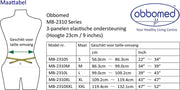 OBBOmed Elastische 3 banden bandage- geeft extra steun en stevigheid aan de rug
