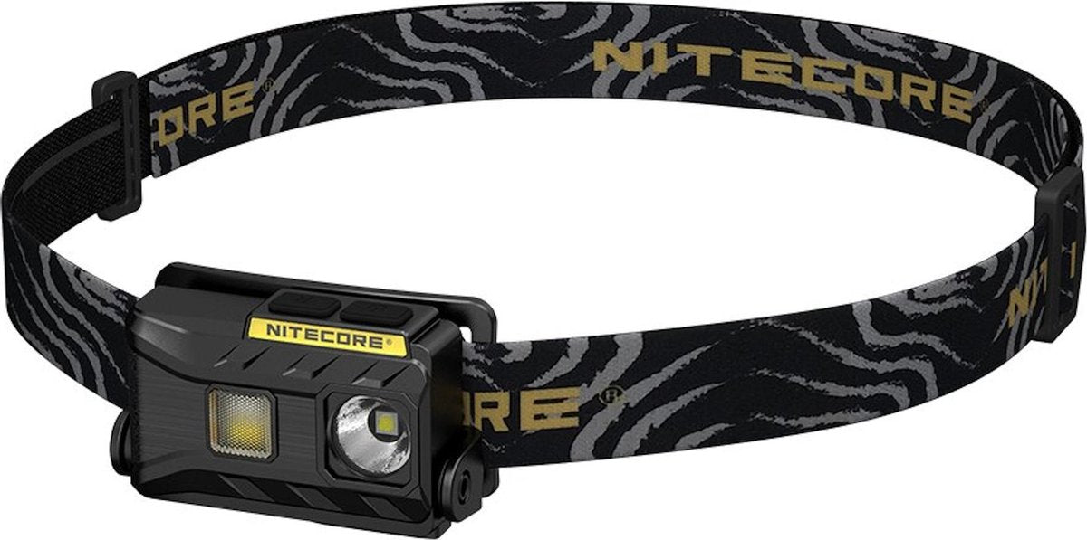 NiteCore hoofdlamp oplaadbaar NU25 360 lumen - Zwart