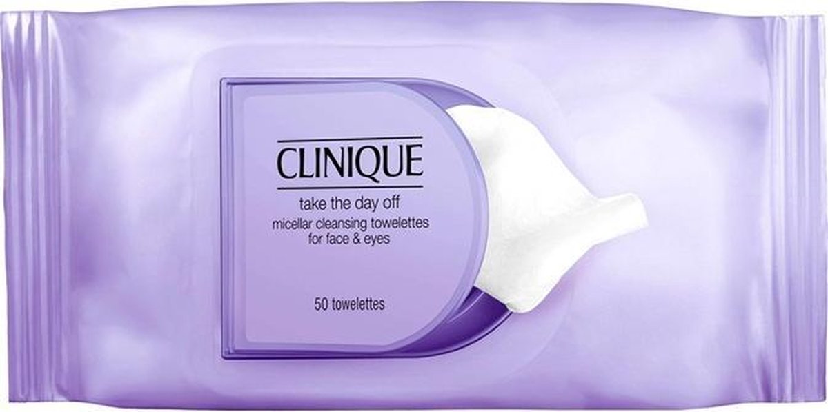 Clinique Take The Day Off Micellar Cleansing Reinigingsdoekjes - 50 stuks