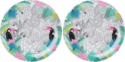 GINGER Tropical Paradise - Ø 20 cm - melamine - 2 borden
