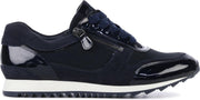 Hassia Vrouwen Suède Lage sneakers / Damesschoenen 301914 - Blauw - Maat 40.5