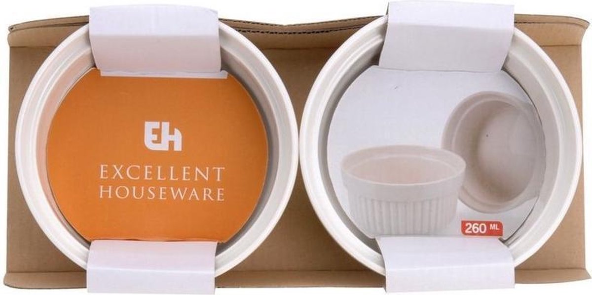Ovenschaal Porselein (Creme Brulee schaaltjes / souffleschaaltjes) Ø11x4