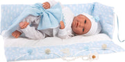 Llorens babypop Mimo met geluid verschoonkussen en speen 42 cm