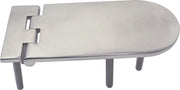 Luikscharnier - 134x65x4 - Rvs 316 - Knoop onder