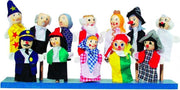 Goki Vingerpoppen Set 12 Stuks 9-11cm